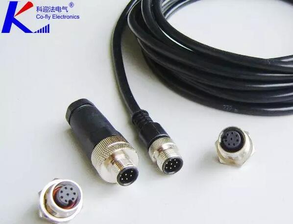 M12插座电缆连接器